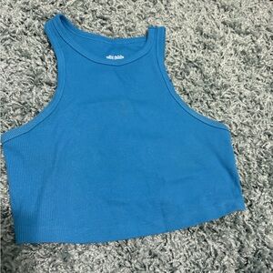 Wild Fable Vibrant Blue Ribbed Tank